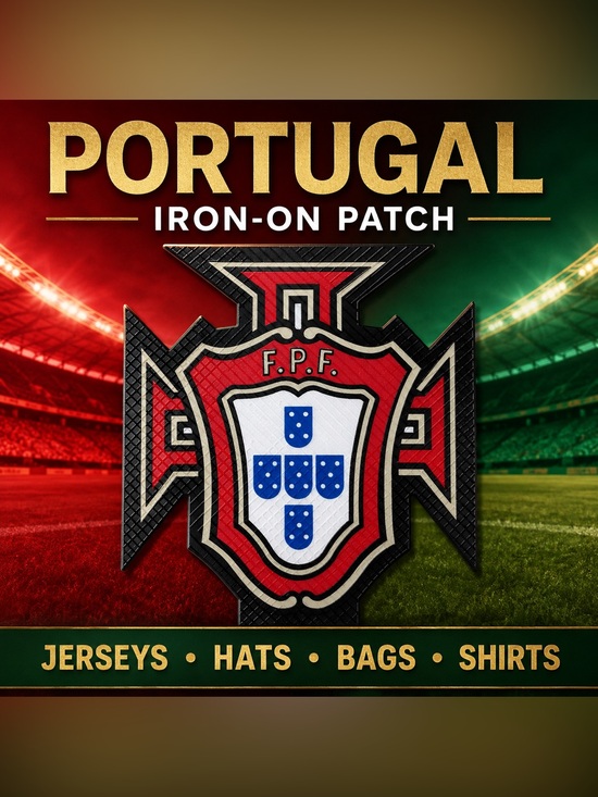 Other - Portugal FPF Iron-On Soccer Crest Patch
